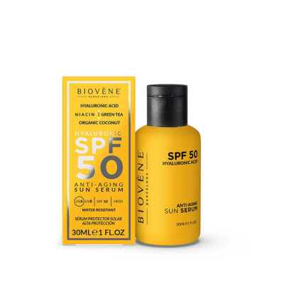 Biovene Hyaluronic Anti-Aging Moisturising Sun Serum - SPF50