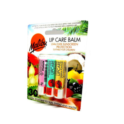 Malibu Lip Care Balm 3 Pack - SPF30