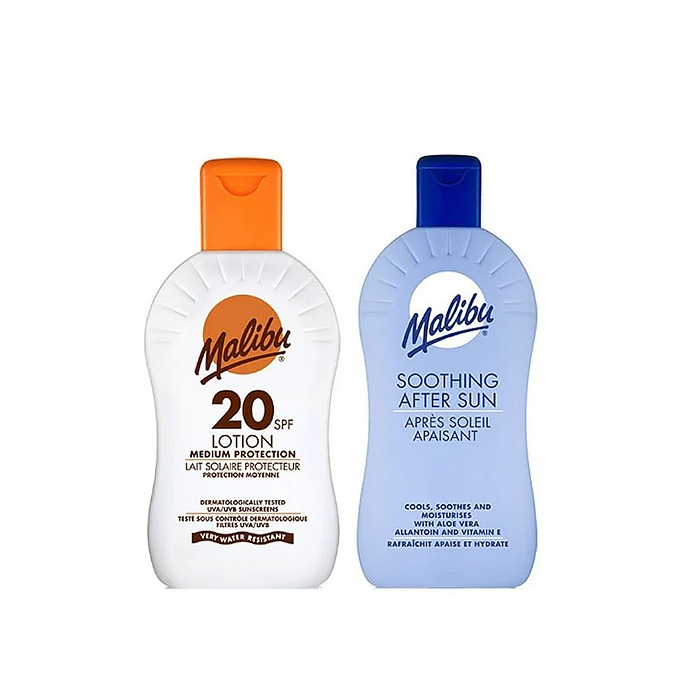 Malibu SPF20 Sun Lotion + After Sun Lotion