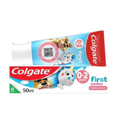 Colgate Kids First Smiles Strawberry Toothpaste (0-2 Years) - 50ml