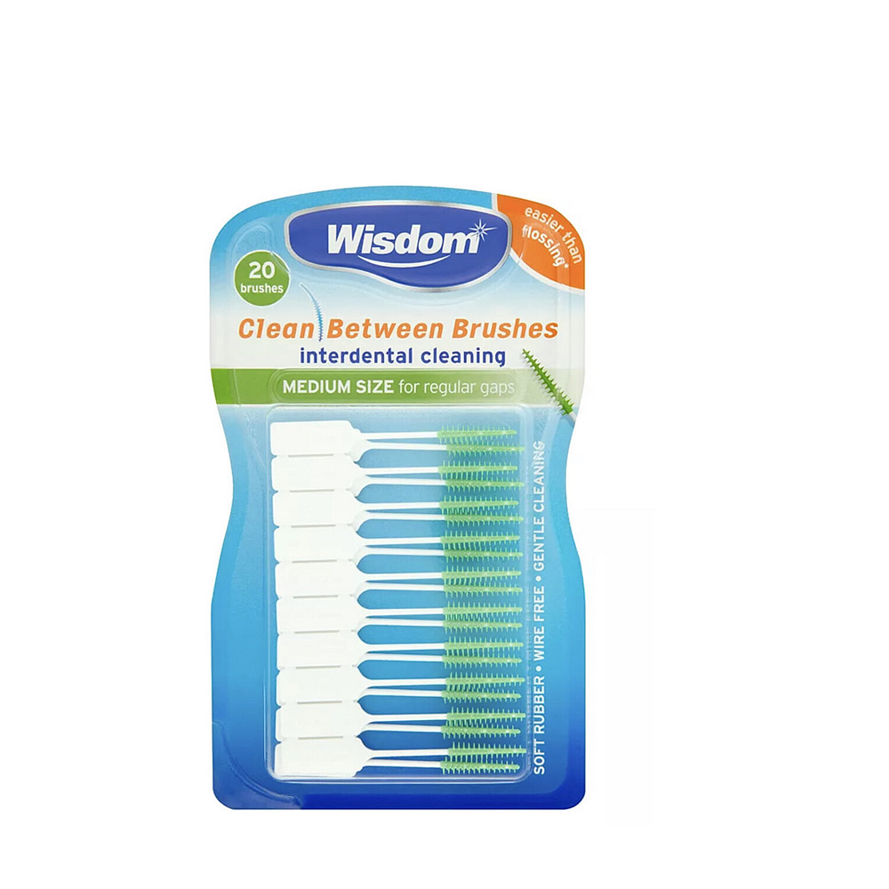 Wisdom Clean Between Brushes – Medium (20 Pcs)