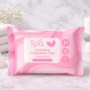 Spa Sensitive Fragrance Free Facial Wipes 25s x2