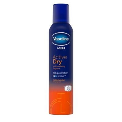Vaseline Men Active Dry 48Hr Antiperspirant 250ml