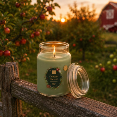 Wickford & Co Scented Candle 18oz - Crimson Harvest